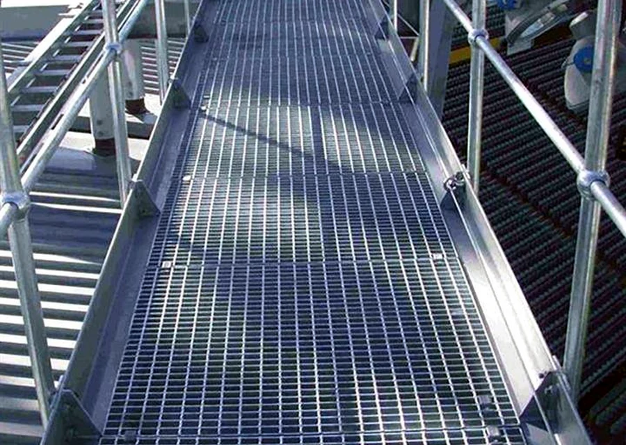 Ball joint handrail platform safety project
