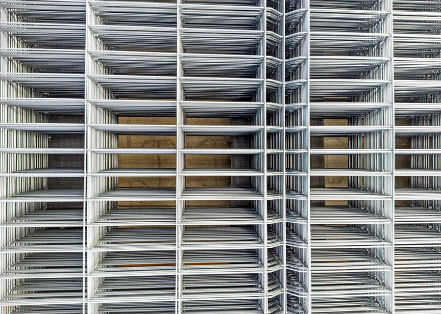 Double wire fence panels