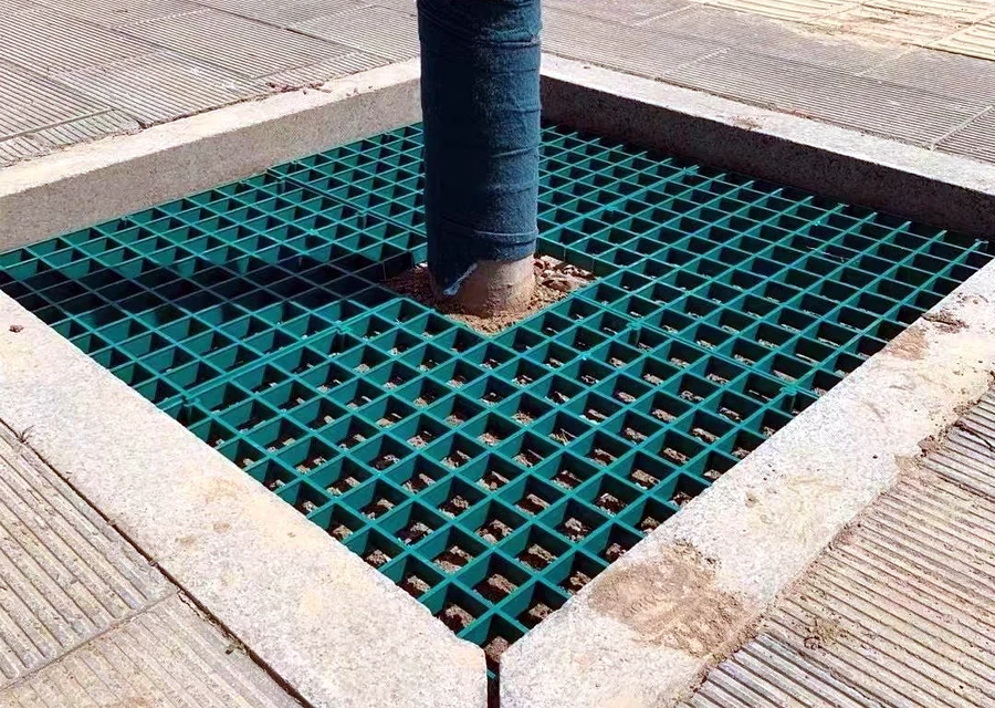 FRP tree grates for landscape drainage panel selection