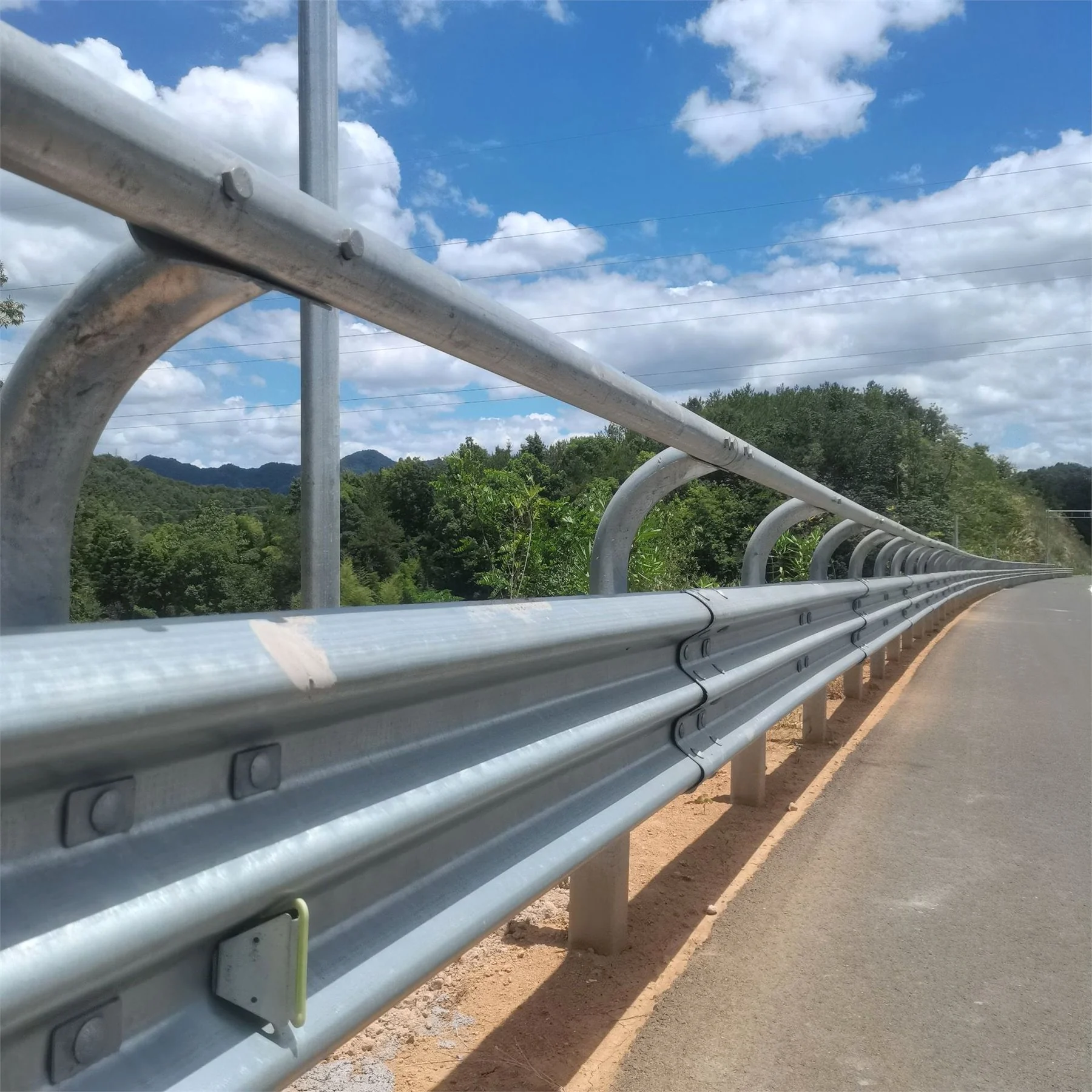 Guardrail products and roadway barrier components
