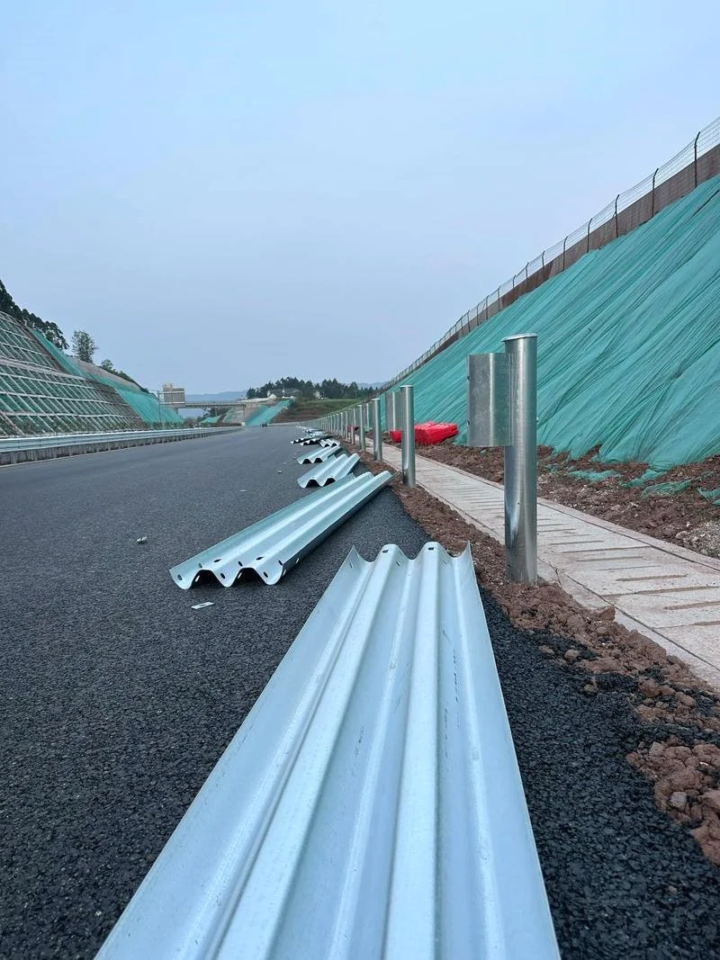 Highway guardrails product photo for QY Metal Tech project RFQ review