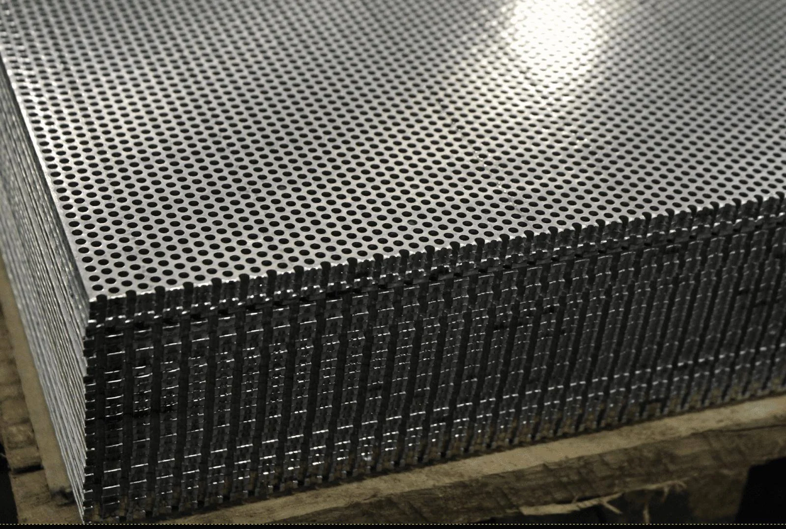Perforated metal sheet product photo for QY Metal Tech project RFQ review