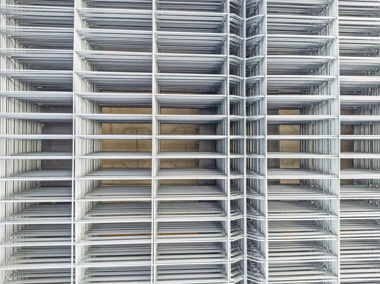 Double wire fence posts reviewed against driven or concrete-set site and drawing requirements