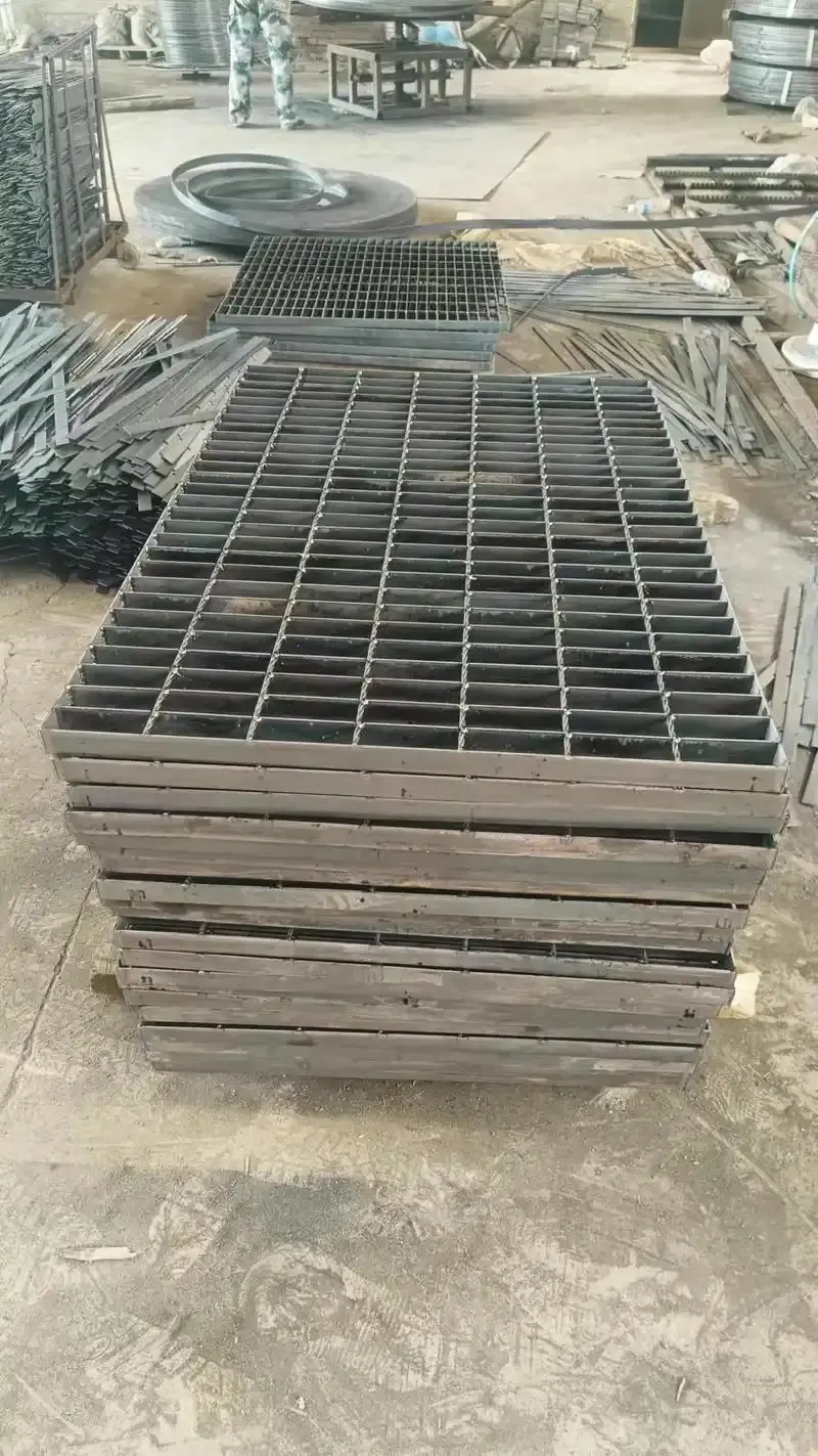 Steel grating panel reviewed for layout cutouts edge banding and RFQ details