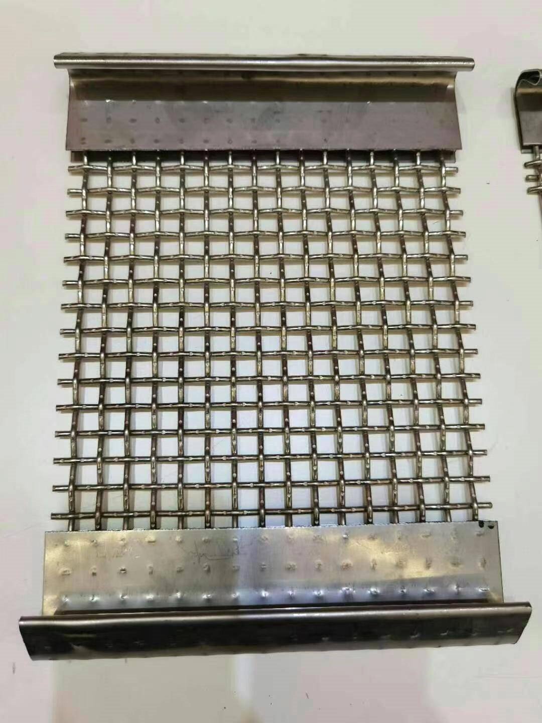 QY woven wire mesh sample used to review opening wire diameter weave material and supplied form