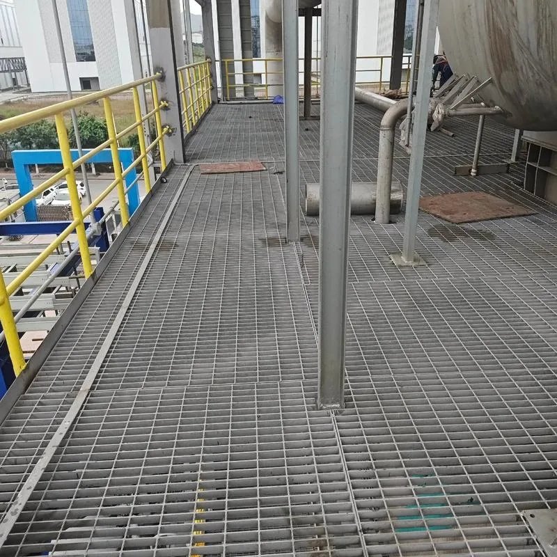 Singapore hot-dip galvanized steel grating — Project photo